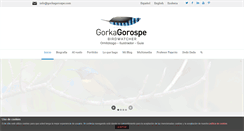 Desktop Screenshot of gorkagorospe.com