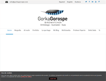 Tablet Screenshot of gorkagorospe.com